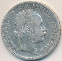 Ausztria 1887. 1Fl Ag "Ferenc József" T:2- Austria 1887. 1 Florin Ag "Franz Joseph" C:VF