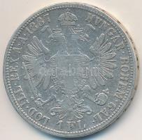 Ausztria 1887. 1Fl Ag "Ferenc József" T:2-
Austria 1887. 1 Florin Ag "Franz Joseph&q...