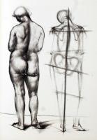 Barcsay Jenő: Művészet anatómiája. Budapest, 1985, Corvina. Kiadói egészvászon kötésben, fedőborítóv...