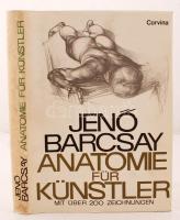 Barcsay Jenő: Anatomie für Künstler / Művészet anatómiája Német nyelven. Budapest, 1973, Corvina. Kiadói egészvászon kötésben, fedőborítóval. Szép állapotban. Dedikált példány "Biai-Föglein István barátomnak emlékül Barcsay Jenő 973. XI. 22."