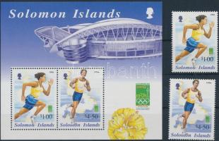 Olympics, OLYMPHILEX Stamp Exhibition set + block, Olimpia, OLYMPHILEX bélyegkiállítás sor + blokk