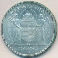 1930. 5P Ag "Horthy jobbra" T:2  Adamo P8