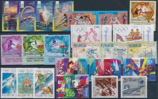 Olympics 2000 8 diff countries, 8 diff sets, Olimpia 2000 motívum tétel 8 klf ország 8 klf sor, egyik párban