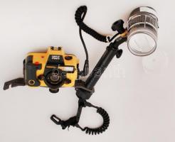 1 db japán gyártmányú Sea&Sea MotorMarine II Ex búvárkamera, működik + 1 db hozzá tartozó YS-60 ...