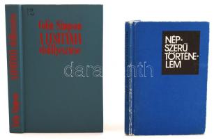 2 db könyv hajókatasztrófákról: Walter Lord: A Titanic pusztulása. Bp., 1979. Kossuth. Colin Simpson: A Lusitania elsüllyesztése. Bp., 1979. Európa.