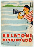 Fekete-Zoltán-Várfalvi: Balatoni mindentudó. Gyakorlati tudnivalók és tájékoztató helységtérképek a balatoni nyaralók, üdülők és kirándulók részére. Bp., 1958. Kiadói papírkötés, gerincnél sérült, egyébként jó állapotban, térképekkel, balatoni hajók rajzaival.