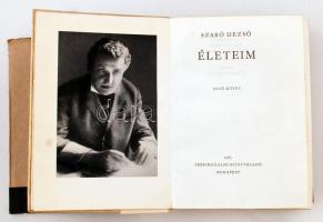 Szabó Dezső: Életeim. I.-II. Bp., 1965. Szépirodalmi. Papír védőborítóval