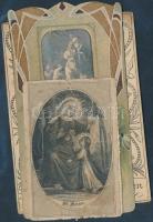 cca 1826-1931 4 db különböző szentkép, közte egy lithoval / 4 holy cards