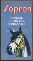 cca 1920-1940 "Magyarország legszebb lovagló terepe", Sopron és környékének képekkel illusztrált utazási prospektusa
