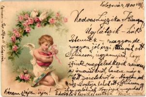 35 db RÉGI motívumlap lithokkal, vegyes minőség; virágok, gyerekek, művész, erotika / 35 old motive ...