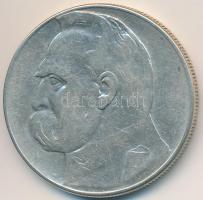 Lengyelország 1935. 10Zl Ag "Jozef Pilsudski" T:2-,3 Poland 1935. 10 Zlotych Ag "Jozef Pilsudski" C:VF,F