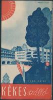 cca 1930-1940 Kékes Szálló képes ismertető prospektusa