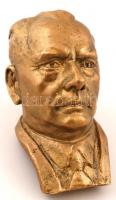 Jelzés nélkül: Tito büszt. Bronz, talapzat nélkül, m:24 cm