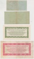 Német 3. Birodalom / Deutsche Wehrmacht 1942. 1pf + 10pf + 1944. 1M + 10M T:III,I-
German Third Rei...