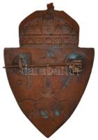 1926. "R.P. 1926" jobboldali zománcozott bronz pártjelvény az 1926-os választásokról T:2- ...