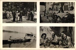 Szigetújfalu, strandélet, Niederkirchner István kiadása