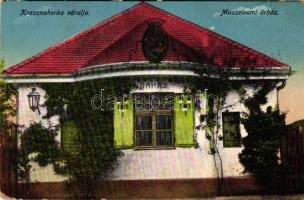 Krasznahorkaváralja, Mauzóleum, őrház, kiadja Fuchs József / mausoleum (fl)