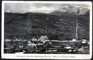 Kőrösmező, Hoverla, Pietrosz, leporellocard