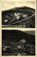 Kőrösmező, Jasina; Mencsul, tejüzemek, ünnepség a Wegerova-háznál / state dairies, celebration