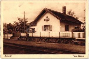 Zamárdi, vasútállomás, Özv. Polonyi Istvánné kiadása