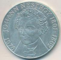 Ausztria 1976. 100Sch Ag "Johann Nestroy" T:2 
Austria 1976. 100 Schilling Ag "Johan...