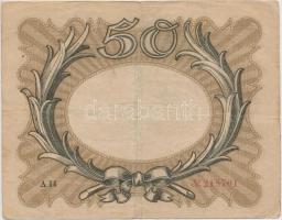 Német Birodalom 1918. 50M T:III
German Empire 1918. 50 Mark C:F