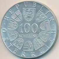Ausztria 1976. 100Sch Ag "200 éves a Várszínház" T:2 
Austria 1976. 100 Schilling Ag &quo...