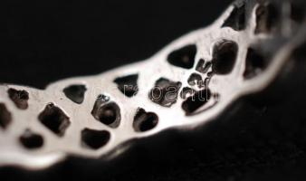 Fonott, ezüst gyűrű, Ag., 5gr., jelzett, méret 55, / Silver ring Ag., 5gr. marked, size 55