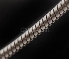 Ezüst, fonott nyaklánc, Ag., 31gr., jelzett, 45cm/Silver braided necklace, Ag., 31gr., marked, 45cm