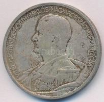 1939. 5P Ag "Horthy balra" T:2,2- patina 
Adamo P8.2