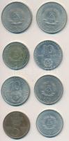 NDK 1969-1975. 5M-20M (8xklf) emlékpénz T:2,2- GDR 1969-1975. 5 Mark - 20 Mark (8xdiff) commemorative coins C:XF,VF