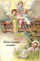 30 db főként régi (benne pár modern) karácsonyi üdvözlőlap, benne néhány litho, vegyes minőségű / 30 mainly old (including some modern) greeting cards, Christmas, including some litho, mixed quality