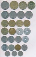 Görögország 1954-1998. 10l-100D (27x) ebből 21 klf fémpénz T:vegyes Greece 1954-1998. 10 Lepta - 100 Drachmes (27x) with 21 diff metal coins C:mixed