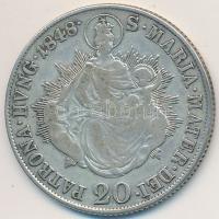 1848B 20kr Ag "V. Ferdinánd" T:3