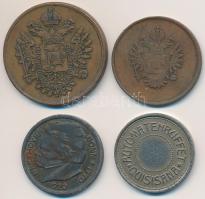 4db-os külföldi szükségpénz tétel: "Mezza Opera", "Opera Intiera", "25pf Bo...