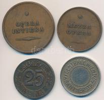 4db-os külföldi szükségpénz tétel: "Mezza Opera", "Opera Intiera", "25pf Bo...