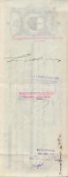 Budapest 1929. "Érték és Árubizományi Részvénytársaság" 2db kitöltött váltója egyenként 20...