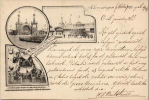 1892 (!) Scheveningen, Internationale Sport Visscherij en Paardententoonstelling / exhibition advertisement, rare early postcard in beautiful condition