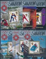 Winter Olympics, Sarajevo (II) block set Téli olimpia, Szarajevó (II) blokksor