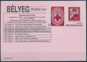 2011 Toborzóbélyeg a Múzeumi délutánokra