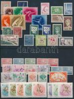 Olympics 47 diff stamps with sets on 2 stock cards, Olimpia motívum 47 db bélyeg, közte teljes sorokkal 2 stecklapon