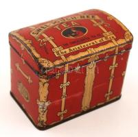 Swee-Touch-Nee New York Tea fém doboza, kopott, 8x7x10 cm