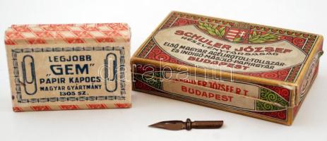 Schuler József Részvénytársaság és a Legjobb GEM papírkapocs tollhegyei