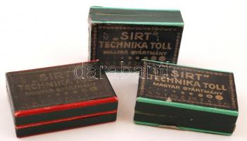 3 doboznyi "SIRT" tollhegy eredeti dobozában