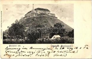 Munkács, vár / castle - 2 db régi képeslap / 2 old postcards