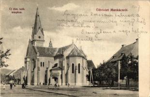Munkács, Római katolikus templom / Roman Catholic church - 2 db régi képeslap / 2 old postcards