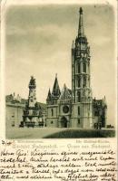1899 Budapest I. Mátyás templom, litho (EK)