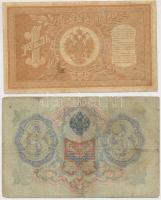 Orosz Birodalom 1909-1912. (1905) 3R + (1909) 5R Szign.: Konshin + 1912-1917. (1898) 1R + (1909) 10R...