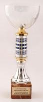 "XI. Nemzetközi Hagymafesztivál 2001 -- a Csongrád megyei közgyűlés különdíja" feliratú kupa, m: 31 cm