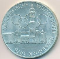 Ausztria 1976. 100Sch Ag "Innsbruck - XII. Téli olimpia / Épületek és olimpiai logó" T:2 
...